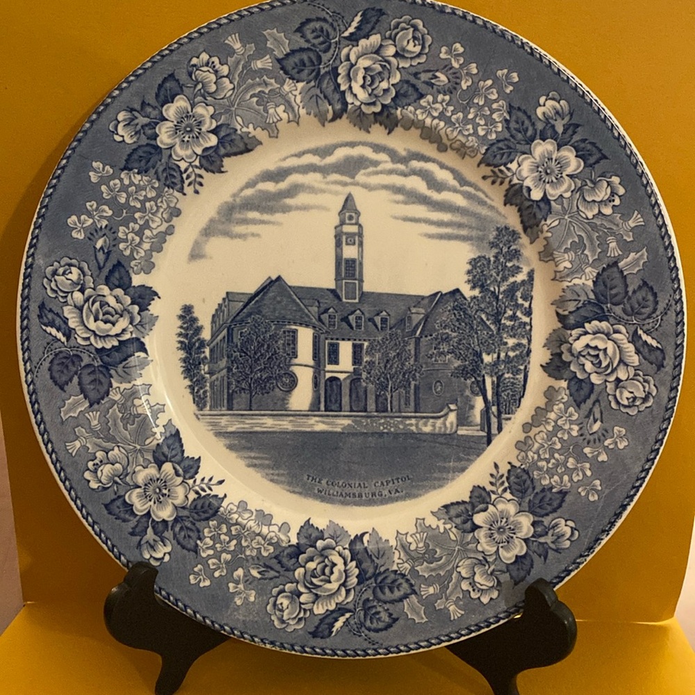 Old English Staffordshire Alfred Meakin The Colonial Capitol, Williamsburg, VA